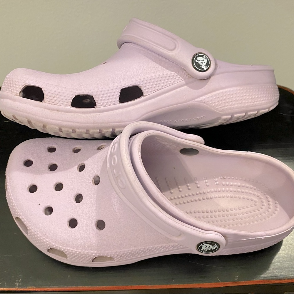 Lavender Crocs